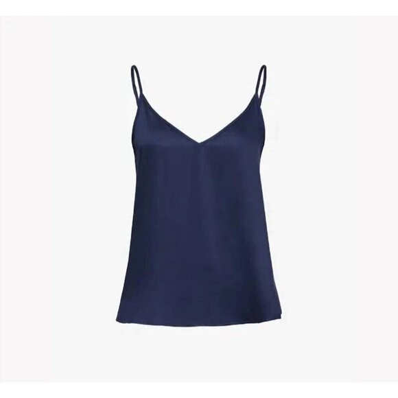 NWT Ettitude Bamboo‎ Silky PJ Set - Women's Navy Blue Cami & Shorts 2 Piece Set - Picture 3 of 11